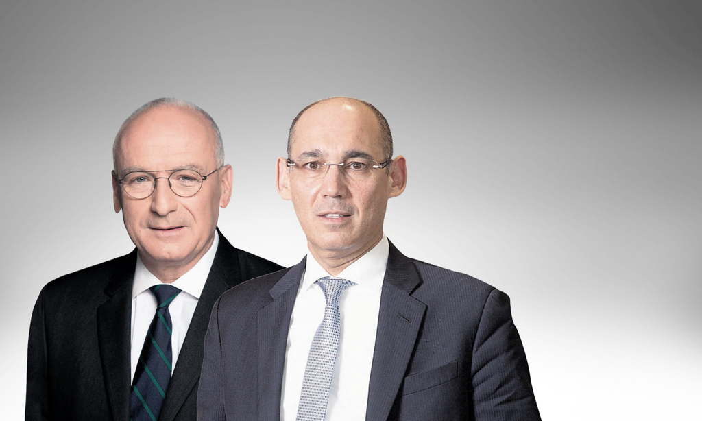 מימין הנגיד אמיר ירון והמפקח על הבנקים יאיר אבידן (צילומים: רמי זרניגר, אלכס קולומויסקי) מימין הנגיד אמיר ירון והמפקח על הבנקים יאיר אבידן