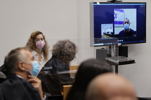 אמיר ברמלי בדיון אצל השופט חאלד כבוב, צילום: אוראל כהן
