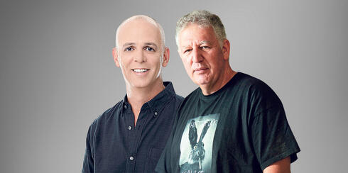 מימין מנכ"ל ובעלים משותף באלטשולר שחם גילעד אלטשולר, ומנכ"ל ובעלים גמל ופנסיה יאיר לוינשטיין, צילום: תומי הרפז