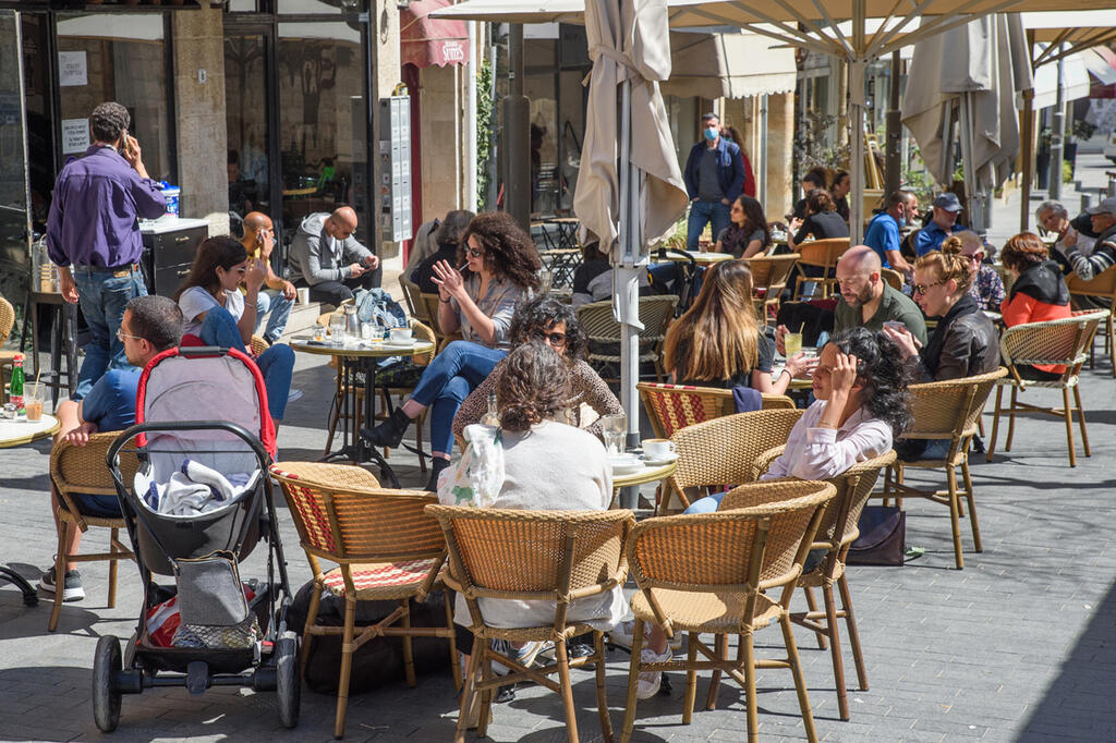 ירושלים הקלות מגבלות קורונה סגר התו הירוק תו ירוק פתיחה מסעדה מסעדות בית קפה בתי קפה סועדים
