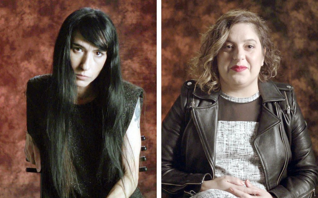 On the right, Shari Golan and Irad Marciano Zeiger from the docu-series after midnight that deals with the Alon Kastiel leisure affair