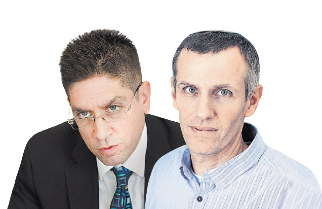מימין: מנהל רמ"י ינקי קוינט ושמאי המקרקעין אוהד דנוס. החברות צריכות לשמור על 15% רווח (צילום: עמית שעל Sasson Tiram Photography) מימין יעקב קווינט ו אוהד דנוס