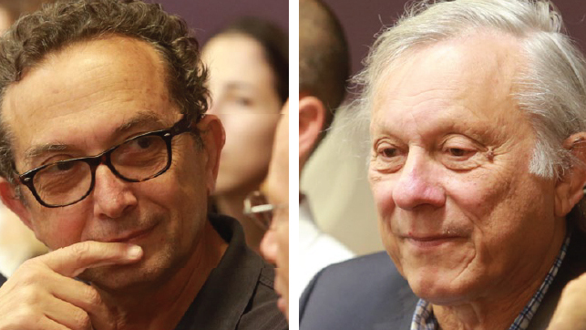 מימין יעקב הוניגמן ו מיכה הוניגמן