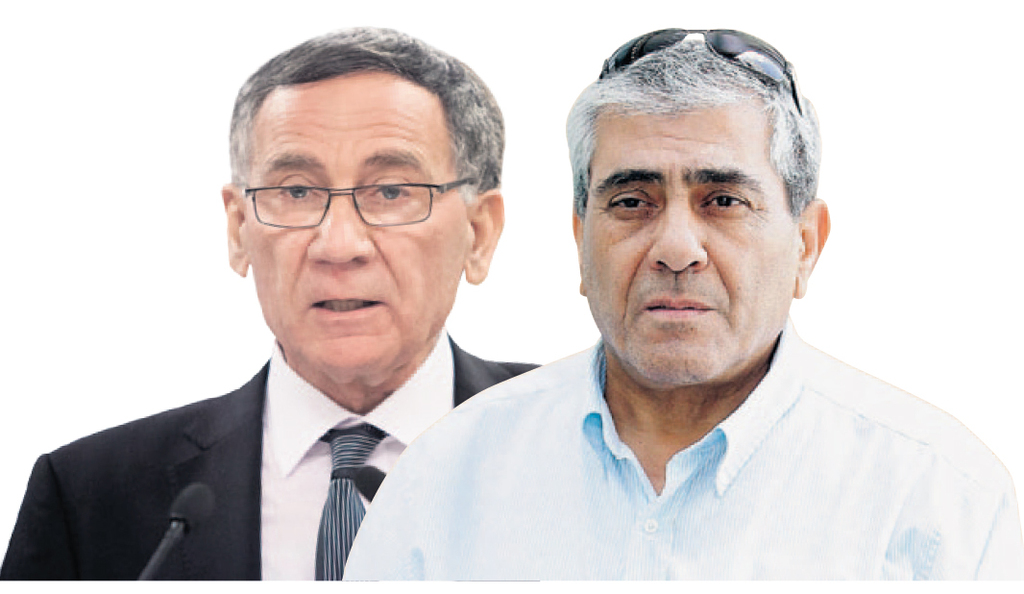 מימין: מנכ"ל י.ח דמרי יגאל דמרי וראש עיריית הרצליה משה פדלון. טענות לעיכובים (צילום: אוראל כהן, עומר מסינגר) מימין: מנכ"ל י.ח דמרי יגאל דמרי וראש עיריית הרצליה משה פדלון