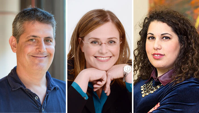 כנס סיילספורס מימין נעמה מטרסו קרפל תהילה שוורץ אלטשולר ונמרוד וקס