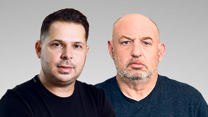 מימין: בעל הזיכיון לג'מבו הראל ויזל ובעלי ג'מבו סטוק רועי ונונו. דיון דחוף (צילומים: דימה טליאנסקי, אוראל כהן) מימין בעל השליטה בקבוצת פוקס הראל ויזל ובעלי ג’מבו סטוק רועי ונונו