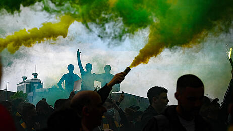 אוהדי מנצ'סטר יונייטד מפגינים, גטי