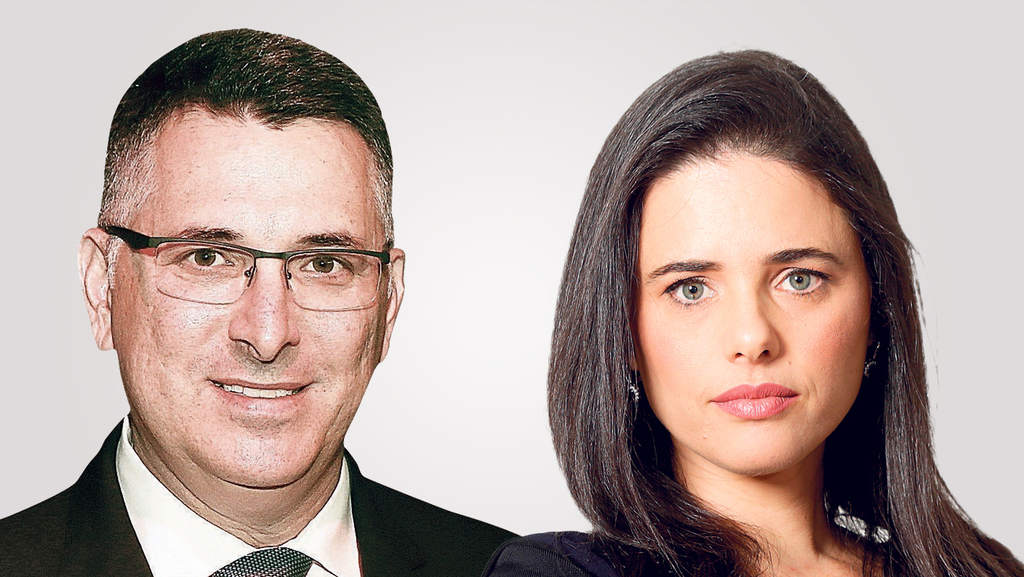 מימין: הח”כים איילת שקד וגדעון סער. מתייחסים למשפטנים בשירות המדינה כאל סוג של מכשול (צילומים: עמית שעל, אוראל כהן) מימין איילת שקד ו גדעון סער