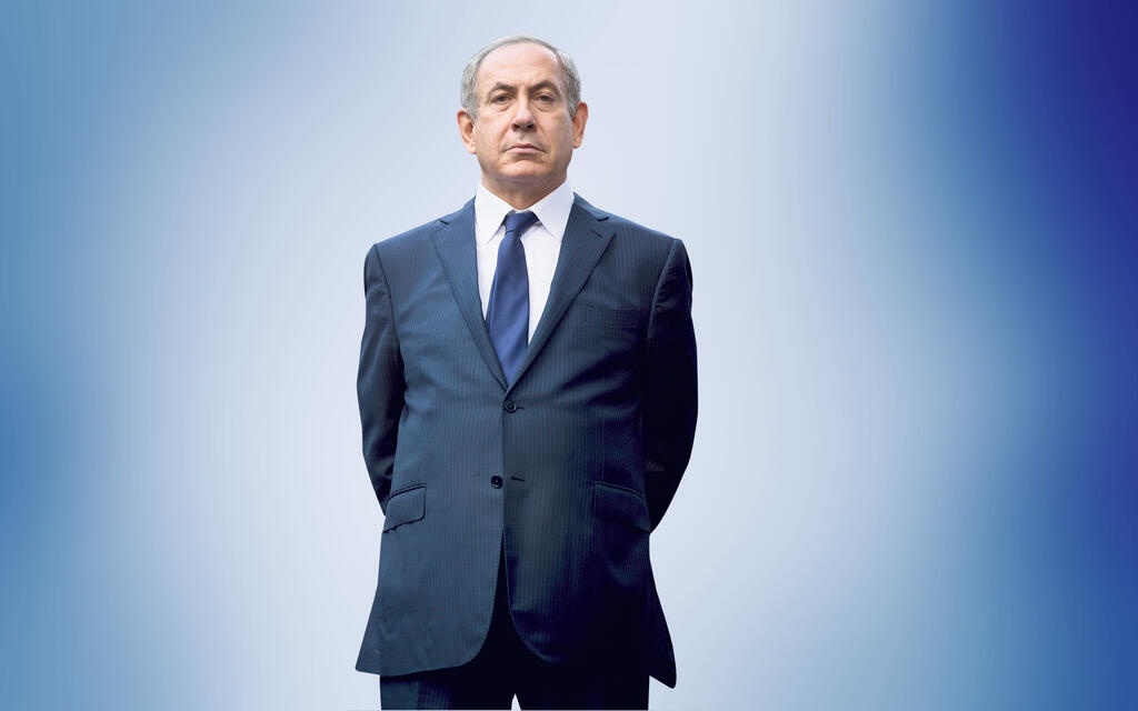 בנימין נתניהו. דווקא הדמוקרטיה, שהוא כה מתאמץ להשמידה, מסבירה לו פנים וסוללת את דרכו חזרה לשלטון (צילום: אוליבייה פיטוסי) ראש הממשלה היוצא בנימין נתניהו 1