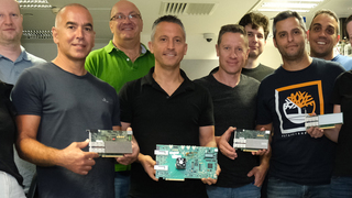 צוות אינטל שבבים IPU, צילום: אסף פטוקה 