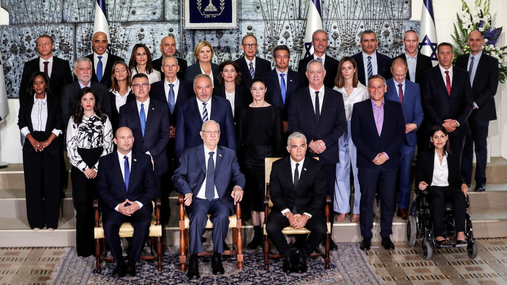 בנט והשרים הגיעו לצילום המסורתי בבית הנשיא