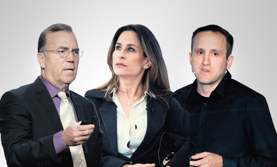 מימין: שגיא דגן, השרה אורית פרקש הכהן ועמי אפלבוים (צילומים: אורל כהן, יריב כץ, יאיר שגיא) מימין: שגיא דגן אורית פרקש הכהן עמי אפלבוים