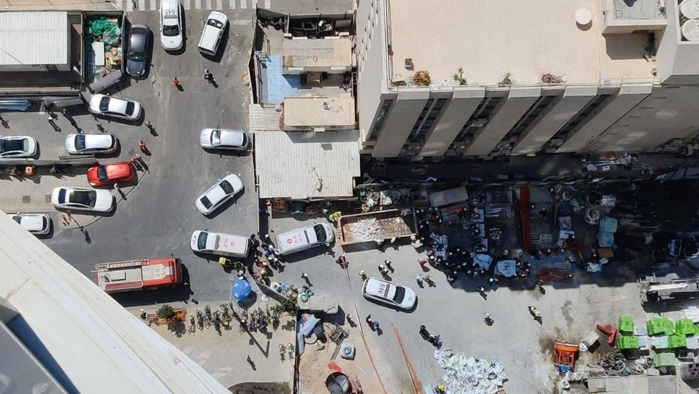 פועל נהרג מנפילה מגובה במגדלי גינדי TLV - מול עיני הדיירים במתחם