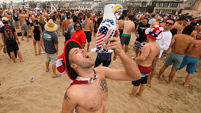 קליפורניה בחום 4.7.21, AFP