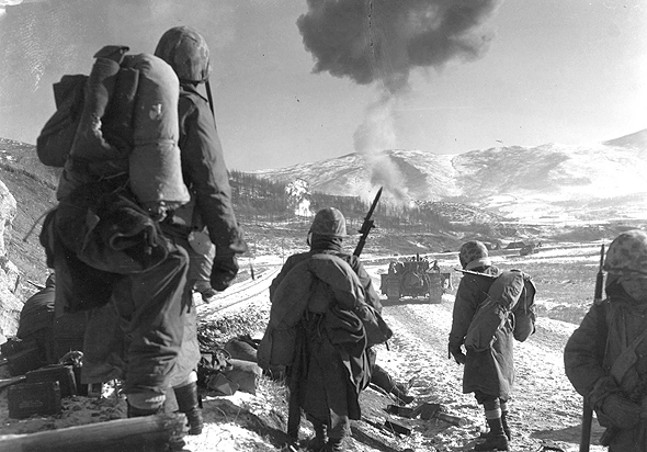 חיילי ארה"ב במלחמת קוריאה, צילום: USMC