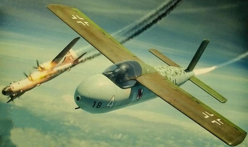  אחד מאבות הטיפוס בתוכנית מיירט החירום: מטוס רקטה זעיר , צילום: brengun