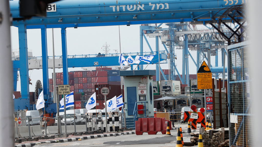 חודש להסכם בנמל אשדוד: האוניות עדיין תקועות בפקק