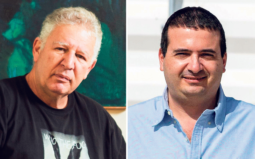 מימין: מייסד ויו"ר נופר אנרג'י עופר ינאי, מייסד ומנכ"ל־משותף של אלטשולר שחם גילעד אלטשולר (צילומים: ארז עוזיר, תומי הרפז) מימין מייסד ויו"ר נופר אנרג'י עופר ינאי ומייסד ומנכ"ל־משותף של אלטשולר שחם גילעד אלטשולר