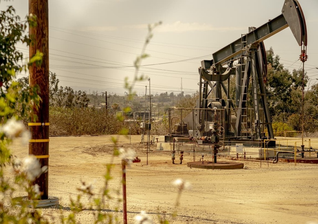 קידוח נפט משאבת נפט קליפורניה ארה"ב