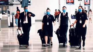 נמל התעופה לה גווארדיה  ניו יורק יולי 2021, צילום: איי אף פי