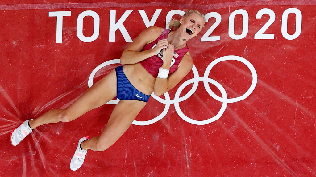 קטי נג'וטי קפיצה במוט טוקיו 2020 אולימפיאדה אתלטיקה
