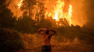 פוטו משבר האקלים שריפות יוון, צילום: גטי