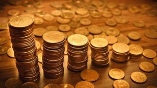 כסף מטבעות פנסיה חיסכון , שאטרסטוק