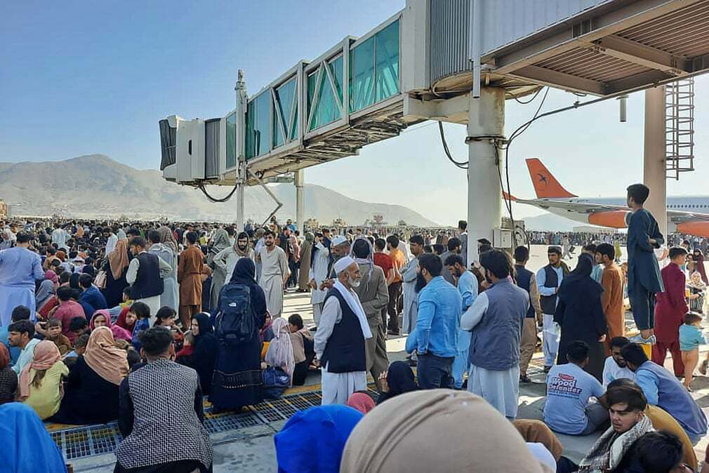 Foto Aeropuerto de Afganistán Taliban Density