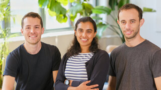 מייסדי Brex נדב לידור אמביקה אצ׳ריה ו אביקם עגור, צילום: ויק בס