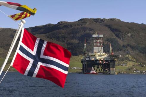 Oil rig in Norway. 