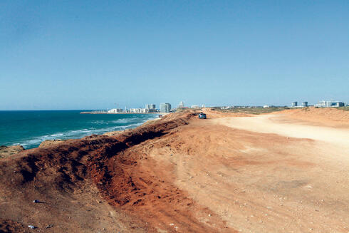 שטח תוכנית חוף התכלת בהרצליה, צילום: אוראל כהן