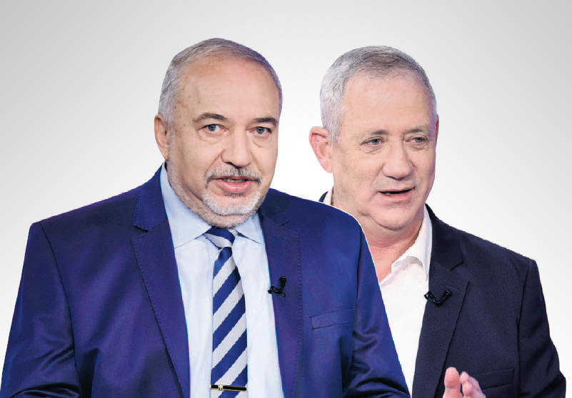 מימין: שר הביטחון בני גנץ ושר האוצר אביגדור ליברמן. "עכשיו האנשים באוצר פורחים"
(צילום: קובי קואנקס) מימין: שר הביטחון בני גנץ ושר האוצר אביגדור ליברמן