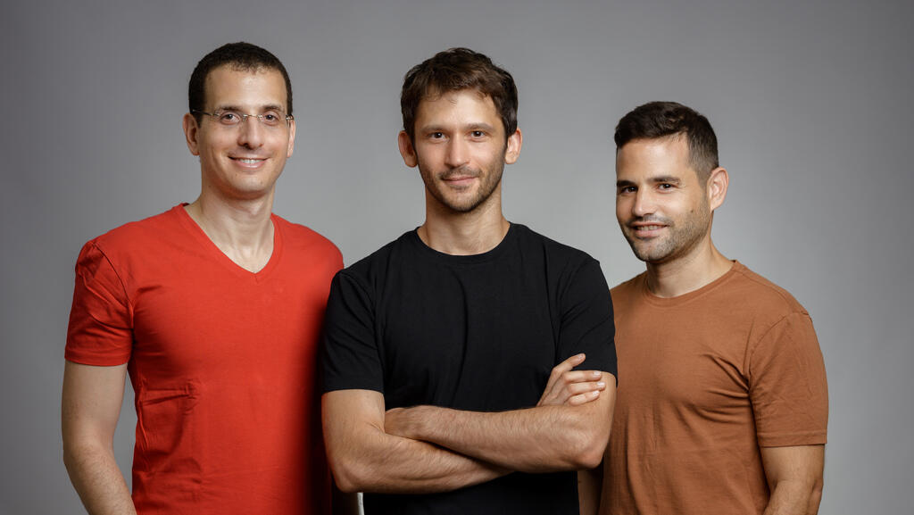 מייסדי GrowthSpace מימין: יצחק קידר, עומר גלס, דן טרנר