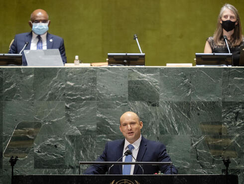 ראש הממשלה נפתלי בנט באו"ם, צילום: AP