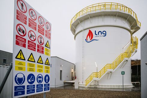 גז טבעי נוזלי (LNG) בקרואטיה, צילום: בלומברג