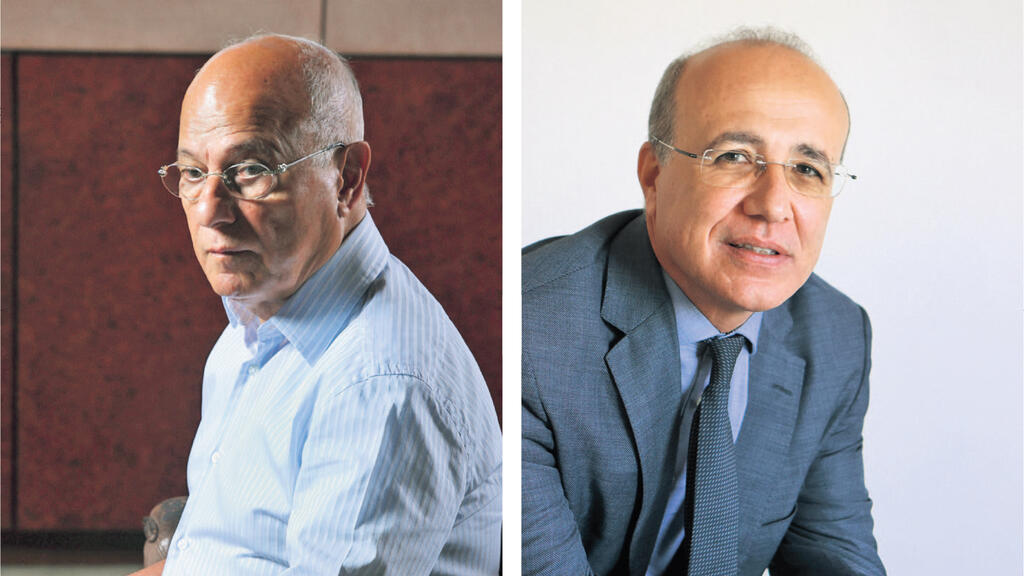 מימין: הממונה על רשות שוק ההון משה ברקת ובעל השליטה במגדל שלמה אליהו. “החברה מתמודדת עם חוסר יציבות ניהולית מזה זמן”, כתב ברקת (צילום: עמית שעל) מימין הממונה על רשות שוק ההון משה ברקת ובעל השליטה במגדל שלמה אליהו