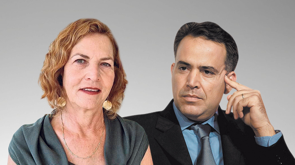מנכ"ל איגוד חברות הביטוח גיא רוטקופף ומנהלת שב"ן מכבי לשעבר חניאלה וילנר. צפוי לחץ (צילום: עמית שעל) מימין מנכ״ל איגוד חברות הביטוח גיא רוטקופף ומנהלת שב"ן מכבי לשעבר חניאלה וילנר