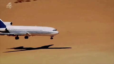 ההתרסקות המבוקרת של הבואינג 727 מ-2012, צילום: Discovery 