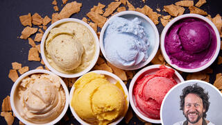 שטפן מאכר הבעלים של רשת הגלידריות שטפן פנאי, צילום: יונתן בן חיים, אפיק גבאי