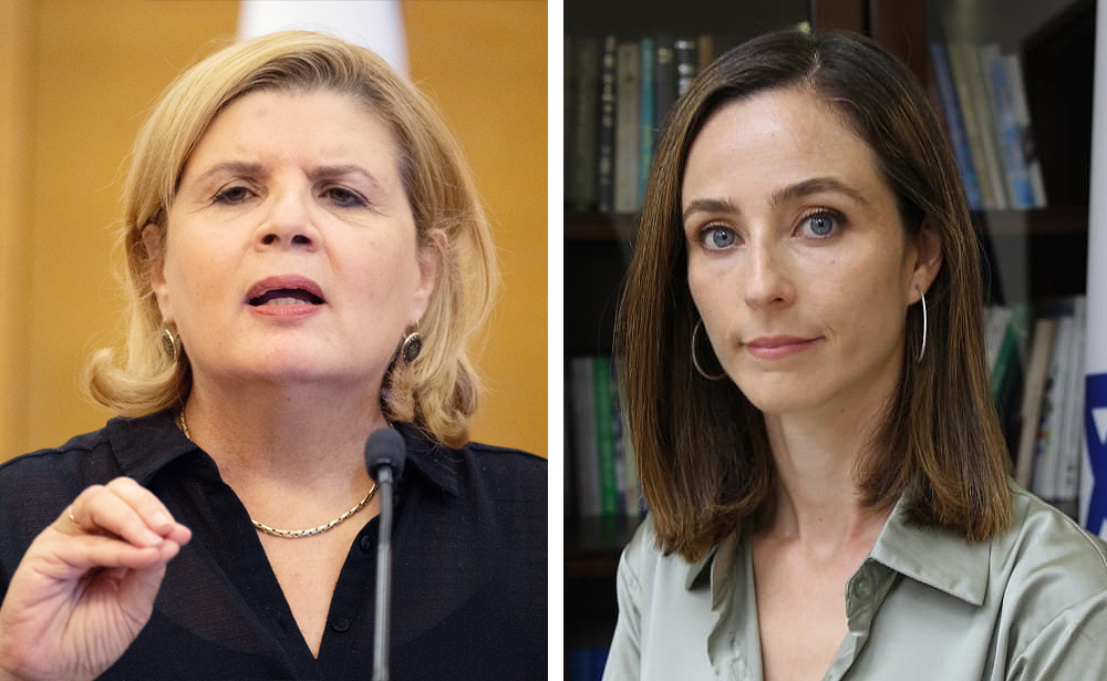 מימין: השרה לשוויון חברתי מירב כהן ושרת הכלכלה אורנה ברביבאי. נצמצם פערים
(צילומים: שרון צור, יואב דודקביץ) מימין השרה לשוויון חברתי מירב כהן ושרת הכלכלה אורנה ברביבאי