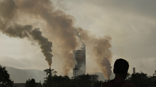 הודו זיהום אוויר מפעלים מפעל משבר האקלים התחממות גלובלית