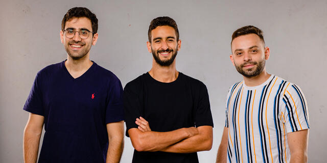 צוות Agora אגורה מימין ליאור דולינסקי בר מור נועם קאהן 