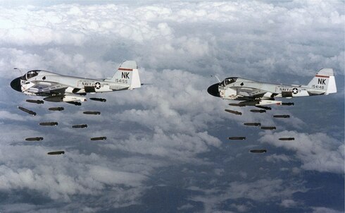 מטוסי A6 אינטרודר בפעולה במלחמת וייטנאם, USN