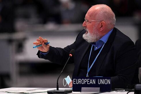 ראש מחלקת האקלים באיחוד האירופי, פרנס טימרמנס, AFP