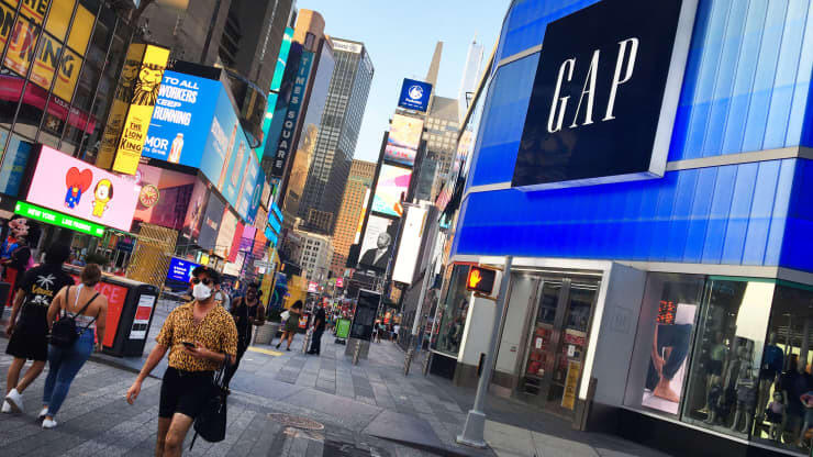 חנות אופנה גאפ Gap