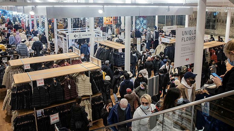 בלאק פריידי: ירידה של 28% בקניות בחנויות לעומת 2019, טרום הקורונה