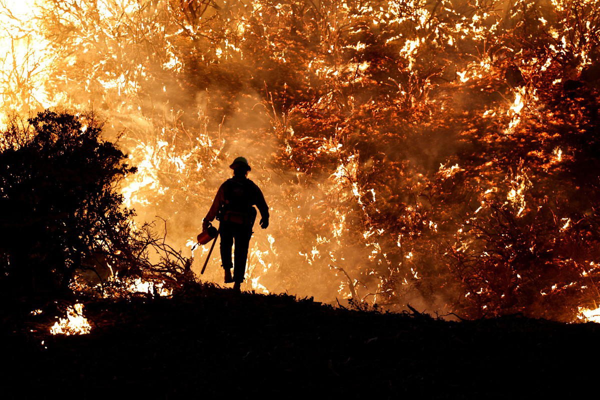 פוטו תמונות השנה 2021 שריפות קליפורניה