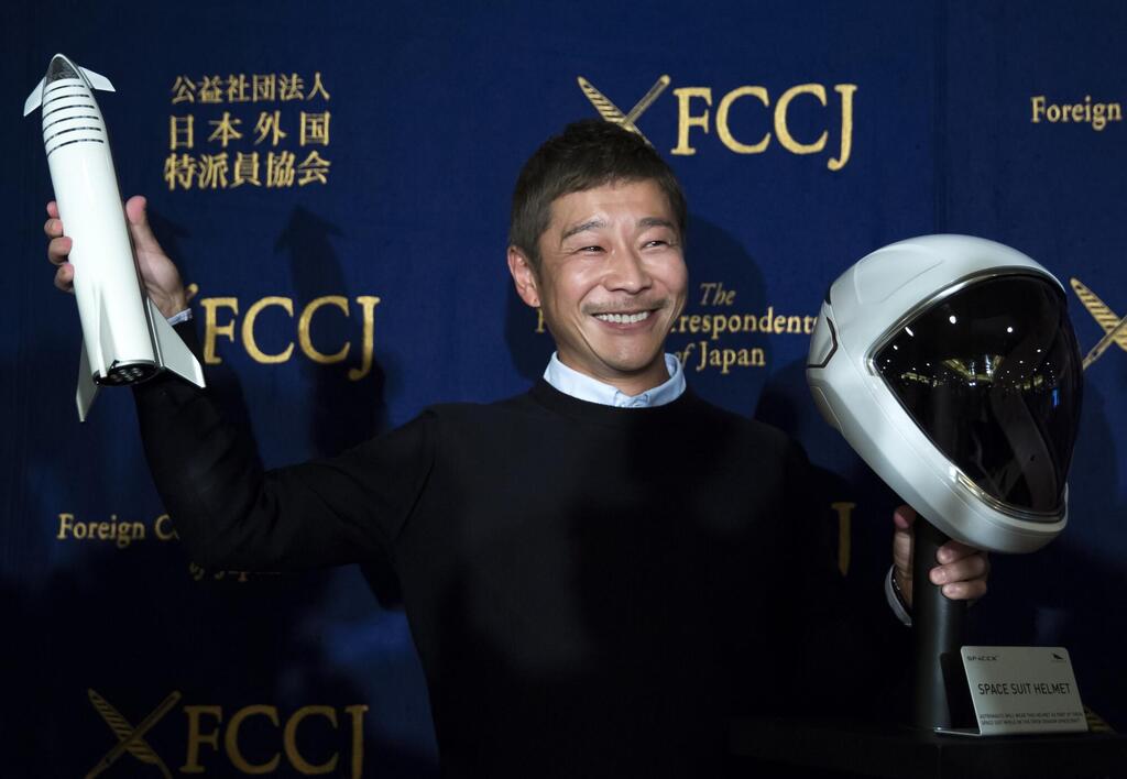 יוסאקו מאזאווה Yusaku Maezawa מיליארדר יפני יטוס לחלל עם SpaceX
