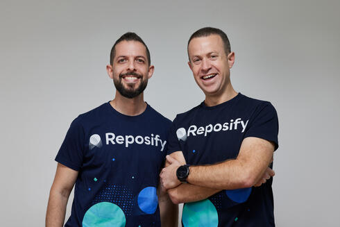 Reposify CEO Uzi Krieger and CTO Yaron Tal. Photo: Reposify
