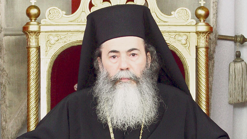 הפטריארך תיאופילוס השלישי מירושלים. ברגע האחרון נמנע מחתימה על ההסכם (צילום: אלכס קולומויסקי) פטריארך תיאופילוס השלישי